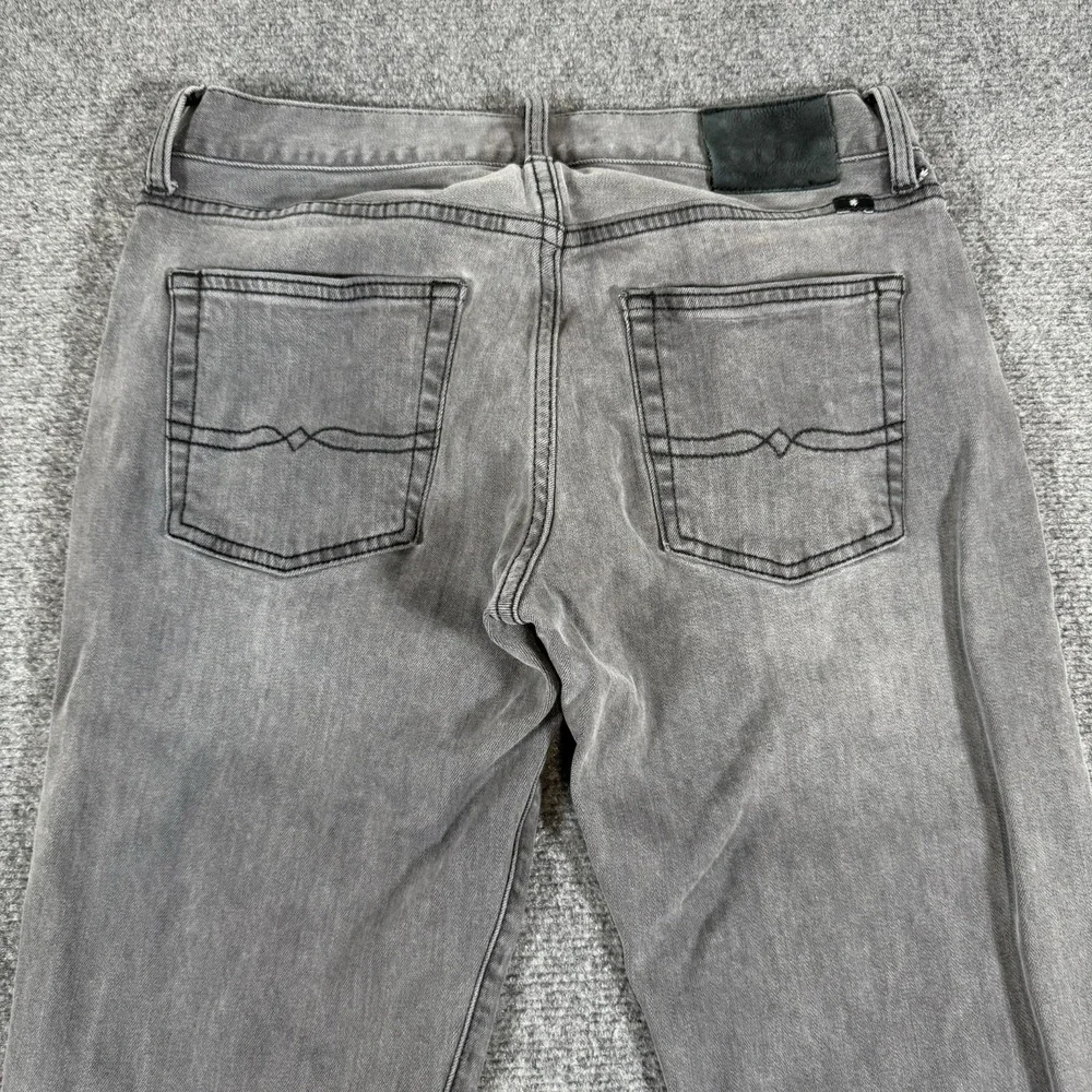Lucky Brand Jeans Mens 30x34 (Fits 30x31) Gray 221 Original Straight Stretch‎